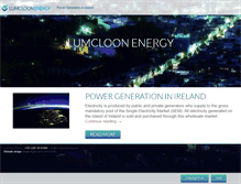 Tablet Screenshot of lumcloonenergy.com